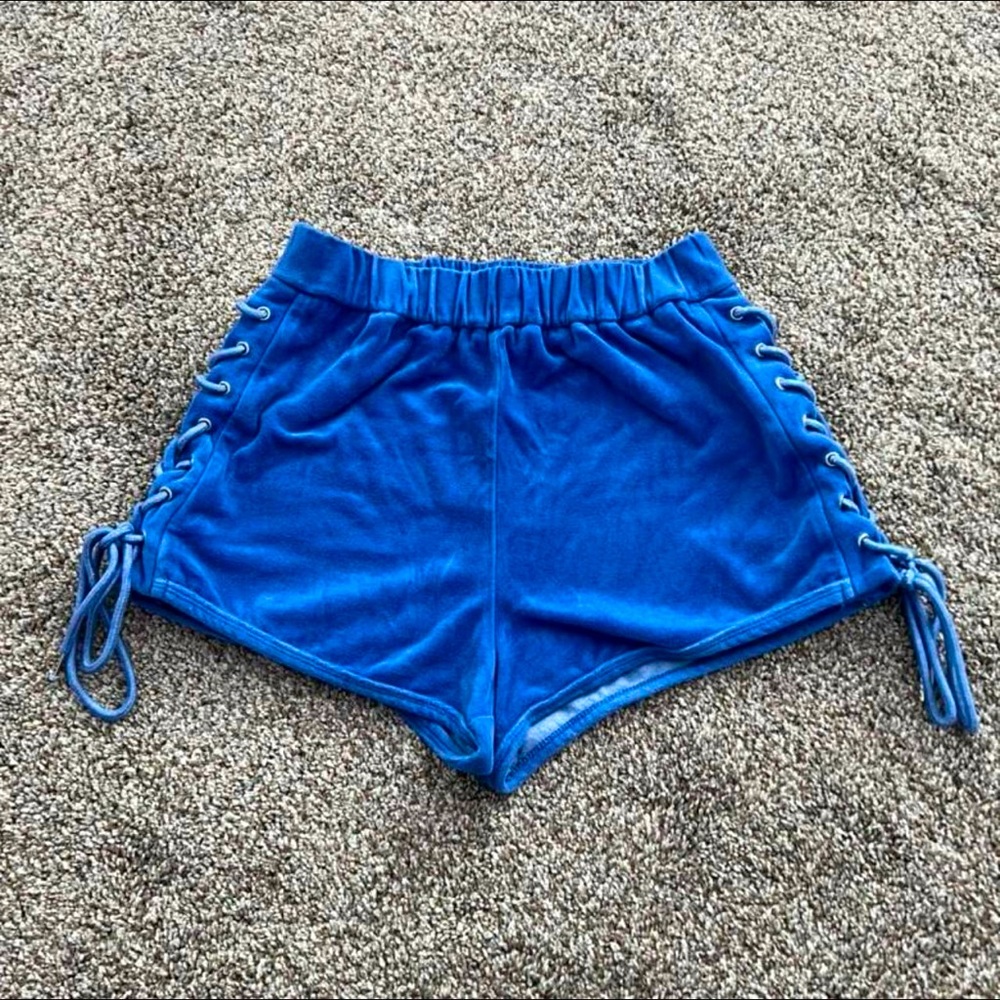 Velvet blue Pacsun XS String shorts